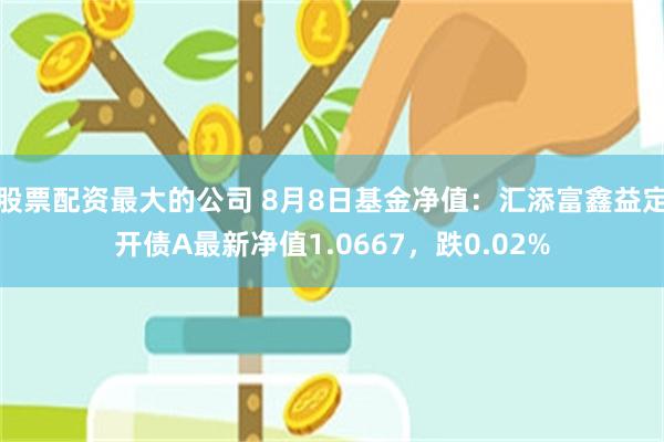 股票配资最大的公司 8月8日基金净值：汇添富鑫益定开债A最新净值1.0667，跌0.02%