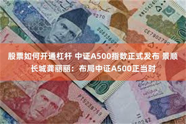 股票如何开通杠杆 中证A500指数正式发布 景顺长城龚丽丽：布局中证A500正当时